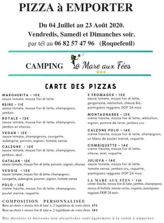 Camping La Mare Aux Fees Hotel Roquefeuil Eksteriør billede